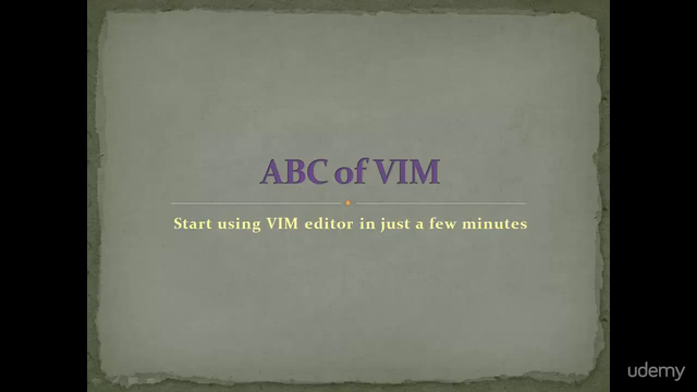 ABC of VIM – Screenshot 1