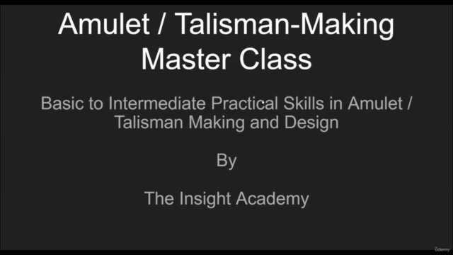 Create Magical Amulets & Talismans 101: For Fun & Profit – Screenshot 1