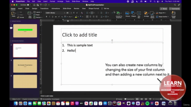 Learn PowerPoint Now: Microsoft PowerPoint 365 for Beginners - Screenshot_03