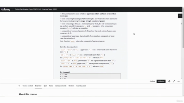 Python Certification Exam PCAP-31-03 - Practice Tests - 2025 – Screenshot 4