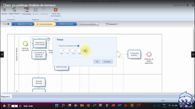 Analista de simulación de procesos con Bizagi – Screenshot 3