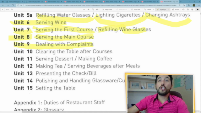 Essential English for restaurant and food&beverage workers - Screenshot_04