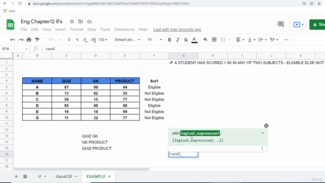 Google Sheets-Basic to Super Advance with Practical's(15hrs) – Screenshot 3