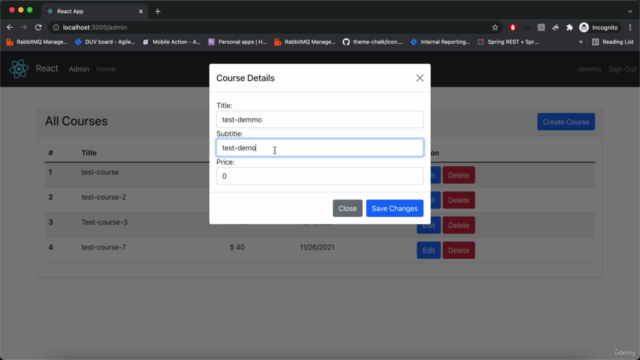 Go Full Stack With Spring Cloud Microservices and React JS – Screenshot 4