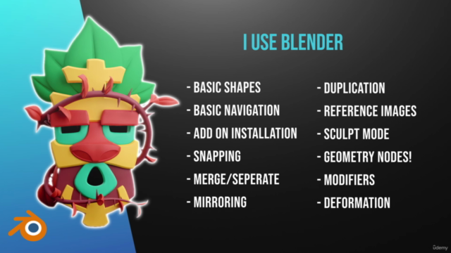 I use Blender: 3D Modeling – Screenshot 2