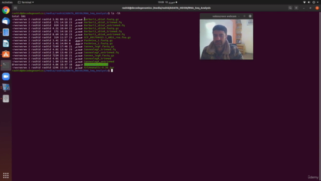 Whole-Transcriptome RNA-Seq Data Analysis using Linux – Screenshot 1