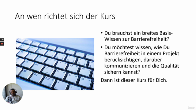 Einführung in die Barrierefreiheit – Screenshot 2