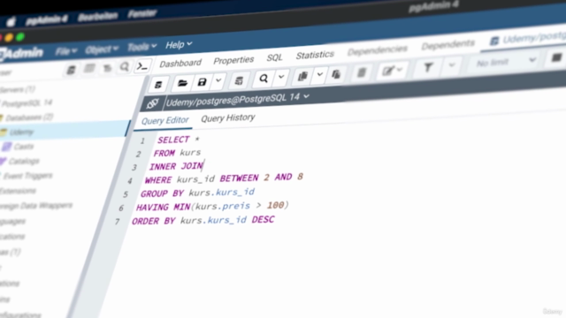 Am Wochenende zum SQL-Profi! PostgreSQL leicht gemacht – Screenshot 1