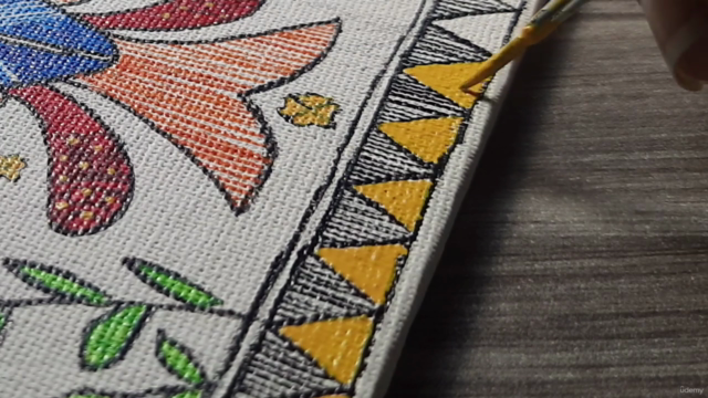 Madhubani Painting 101 : Beginner Level – Screenshot 4