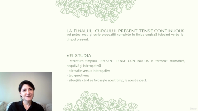 Present Tense Continuous - incepatori – Screenshot 2