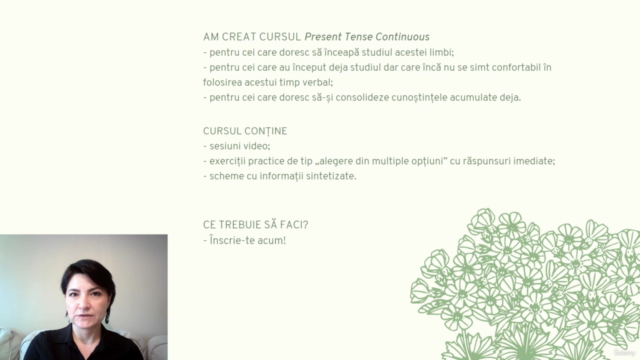 Present Tense Continuous - incepatori – Screenshot 4