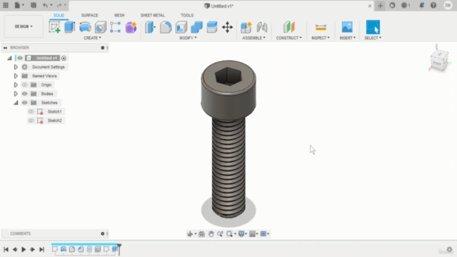 Fusion 360 | CAD Design Projects – Part 1 – Screenshot 3