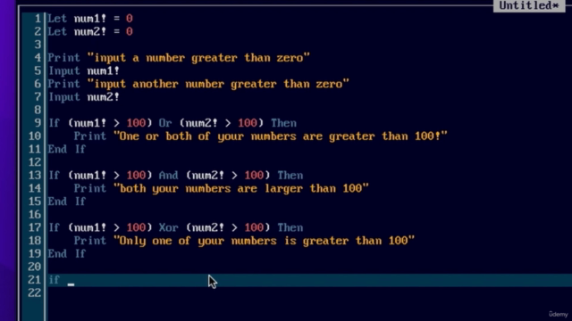 Beginning Coding Using QBasic – Screenshot 2
