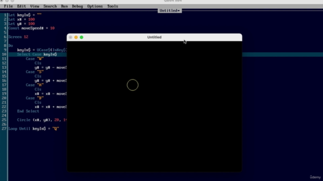 Beginning Coding Using QBasic – Screenshot 3