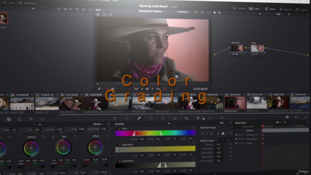 Corso certificato DaVinci Resolve 17 (compatibile 19). – Screenshot 1