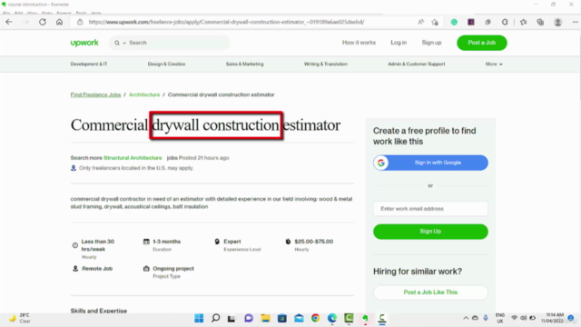 Quantity Surveying & Estimation for Drywall and Ceiling Work – Screenshot 4