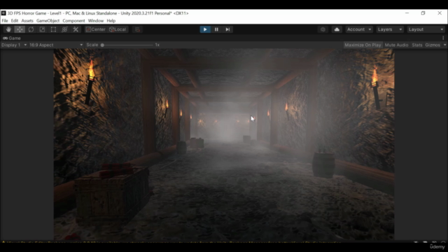 Make a horror  Design game in Unity - Screenshot_01