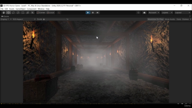 Make a horror  Design game in Unity - Screenshot_03