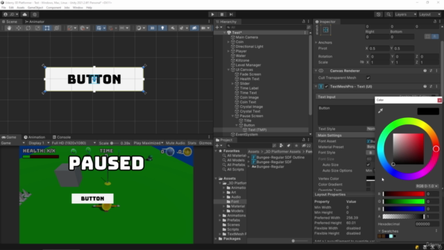 Learn to Create a 3D Platformer Game with Unity & C# – Screenshot 2
