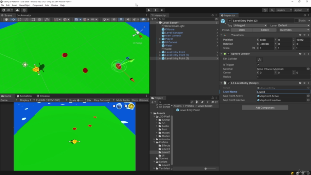 Learn to Create a 3D Platformer Game with Unity & C# – Screenshot 3