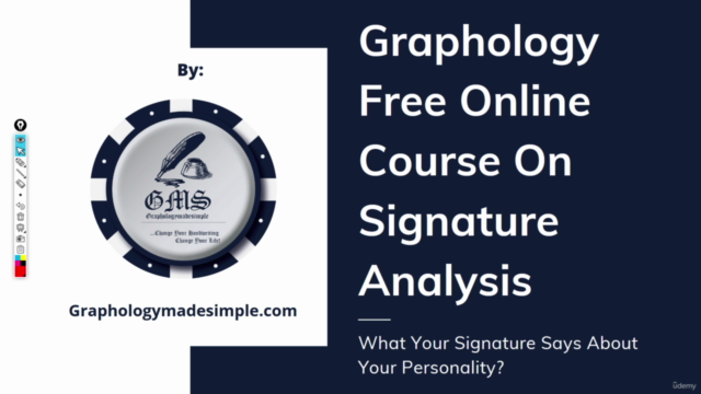 Graphology Free Online Course On Signature Analysis – Screenshot 1