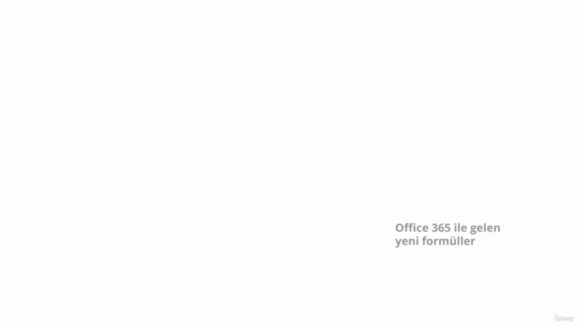 MS Excel Formüller Kursu | Office 365 Dahil- Sertifikalı – Screenshot 3