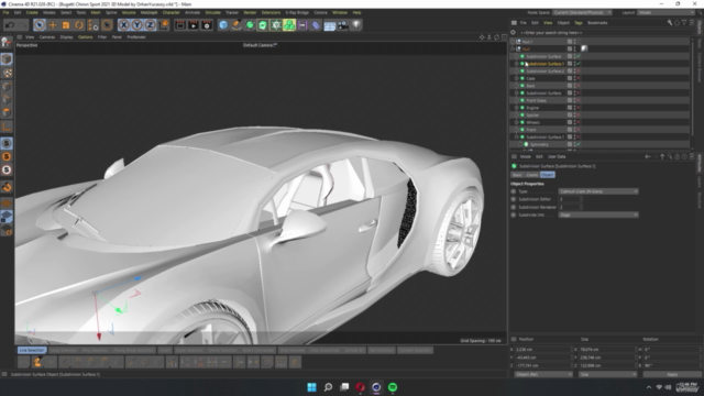 Learn Car Modeling and Rendering From Start to Finish – Screenshot 2