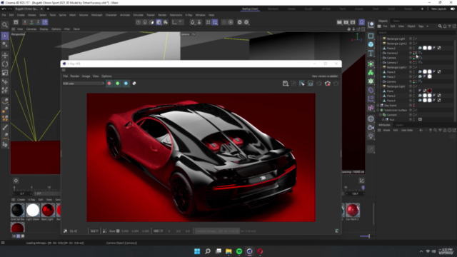 Learn Car Modeling and Rendering From Start to Finish – Screenshot 4