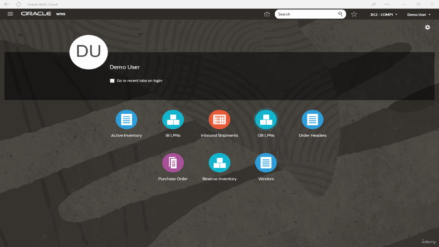 Oracle WMS Cloud Advance Course – Screenshot 1