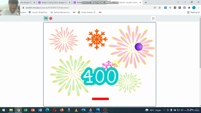 Belajar Coding Game Blocky Breaker dengan Scratch 3 – Screenshot 4