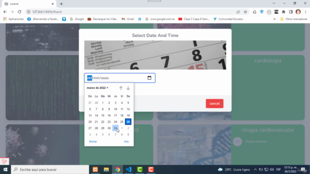 Crear web de gestión médica con laravel 9 – Screenshot 1
