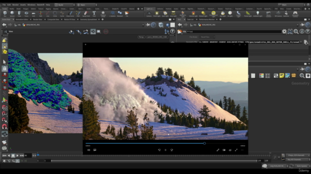 Houdini FX : Creating An Avalanche Rig – Screenshot 2