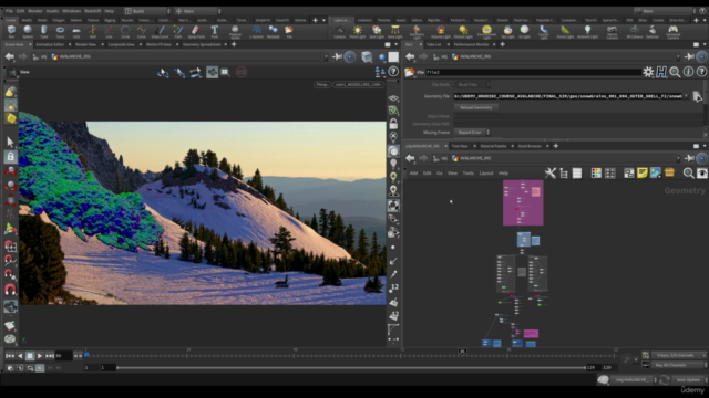 Houdini FX : Creating An Avalanche Rig – Screenshot 3