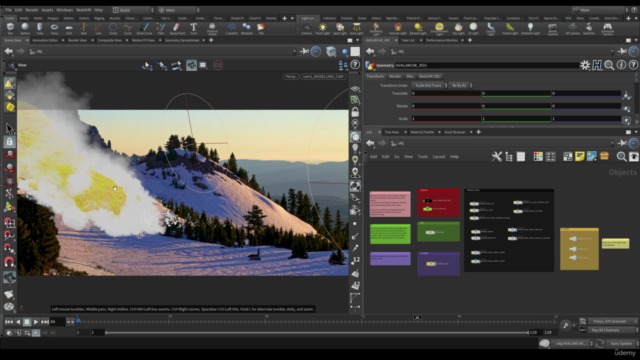 Houdini FX : Creating An Avalanche Rig – Screenshot 4