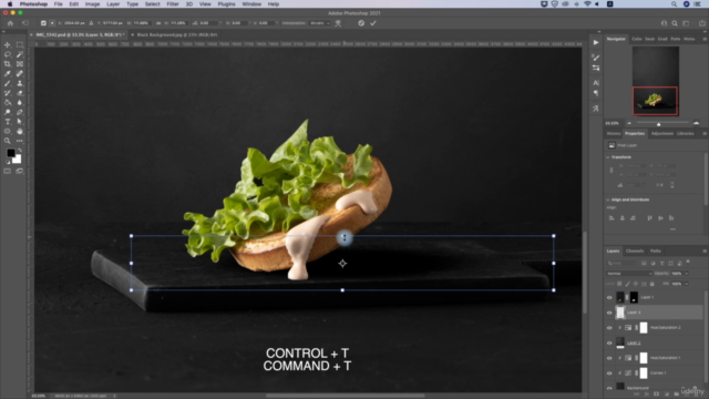 Food Photography and Post-production in Photoshop – Screenshot 1