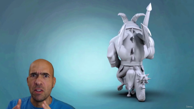 Making a Cartoon Character in Zbrush course – Screenshot 4