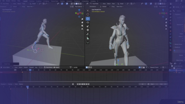 Personagem 3D HAND PAINTED com Blender e Substance Painter – Screenshot 2