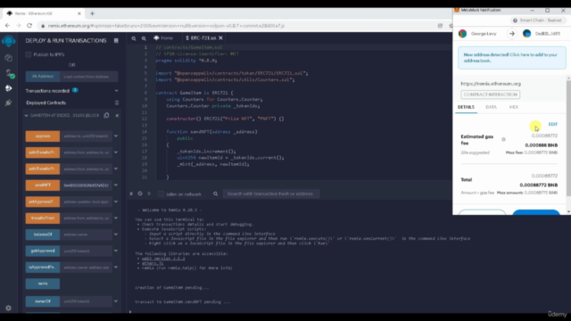 Blockchain Programming Fundamentals: Ethereum and Solidity – Screenshot 4