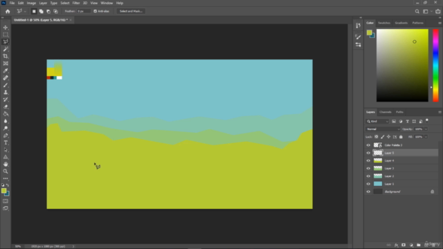 Learn 2D Game Backgrounds Graphic Design For Beginners – Screenshot 3