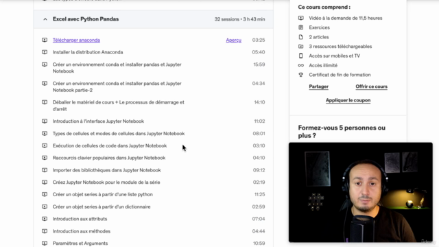 Pack Complet data Analyse avec Excel & Python – Screenshot 4