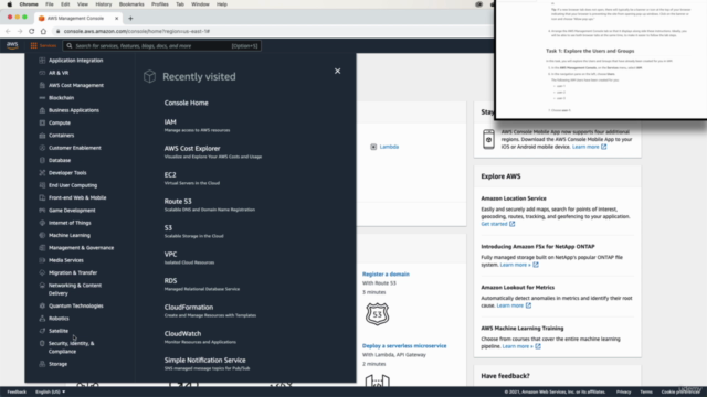 AWS Cloud Practitioner 2022 [ 7 Labs + Final project] – Screenshot 4