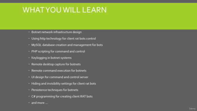 Remote Access Tools (RAT3) : Design and Implement Botnets – Screenshot 1