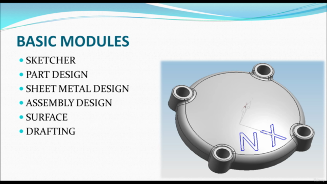 Siemens NX CAD Essential Training – Screenshot 1