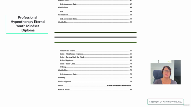 Professional Hypnotherapy Eternal Youth Mindset Diploma – Screenshot 3