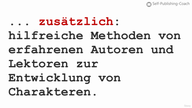 Kreatives Schreiben: Klare Charaktere entwickeln – Screenshot 3