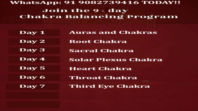 Complete Course on Aura Cleansing and Chakra Clearing – Screenshot 1