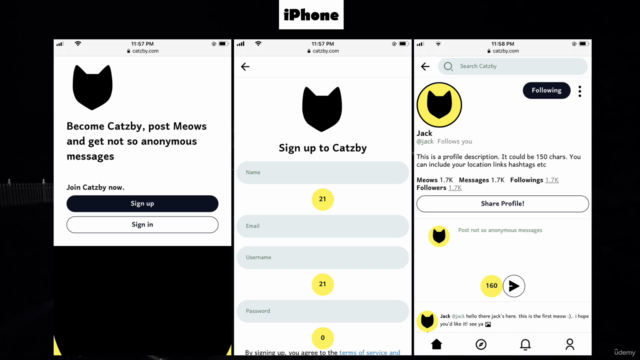 Build Social Media App Like Twitter & Instagram (PWA) – Screenshot 1