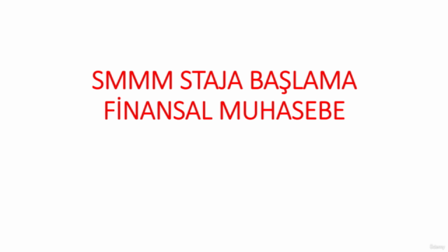 SMMM Staja Başlama Sınavına Finansal Muhasebe ile Hakim Olun – Screenshot 1