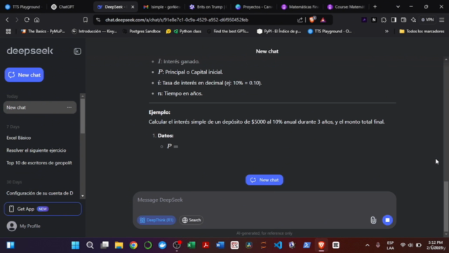 Matemáticas Financieras con Word, Excel y DeepSeek – Screenshot 4