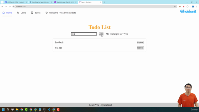 React Ultimate - React.JS Cơ Bản Từ Z Đến A Cho Beginners – Screenshot 1